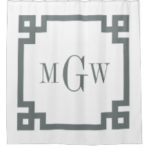 Monogramme 3I encadré DIY BG Charbon Grise Clé Gre