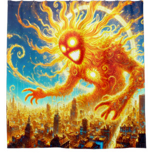 Rideaux De Douche Monster Sun