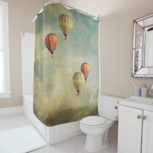 Rideaux De Douche montgolfières