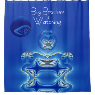 Rideaux De Douche Montres Surreal Big Brother
