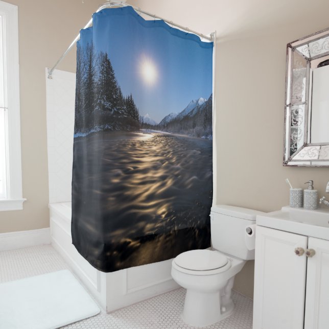 Rideaux De Douche Moon (En situation)