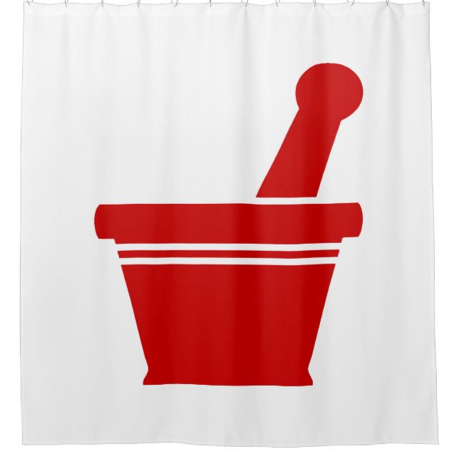Rideaux De Douche Mortier et pilon (Devant)
