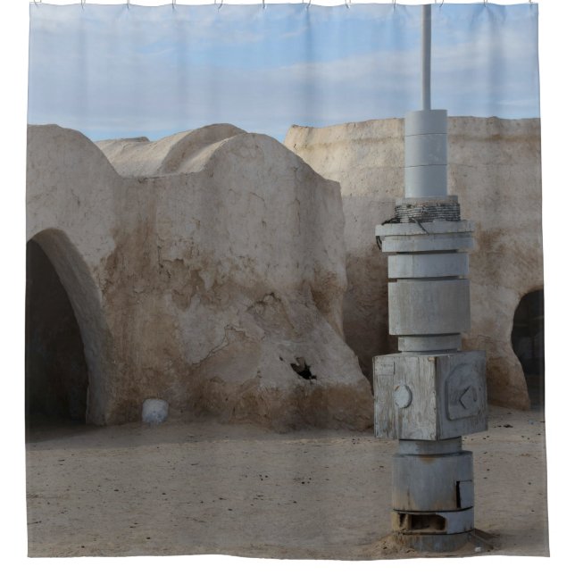 Rideaux De Douche Mos Espa sur la planète Tatooine. (Devant)