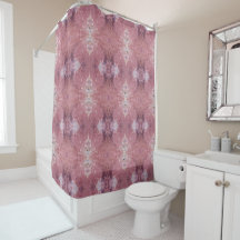 Motif abstrait de taille L rose et violet doux