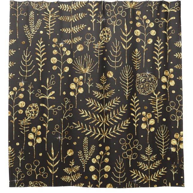 Rideaux De Douche Motif Abstrait sans soudure. Rangeur créatif vinta (Devant)