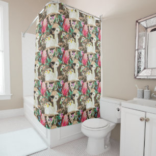 Rideaux De Douche Motif animal tropical