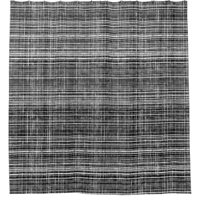 Rideaux De Douche Motif blanc, noir et gris (Devant)