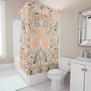 Rideaux De Douche Motif Boho Art Nouveau moderne