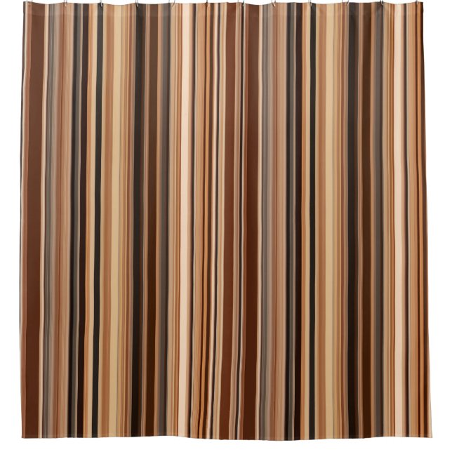 Rideaux De Douche Motif Brown trié (Devant)