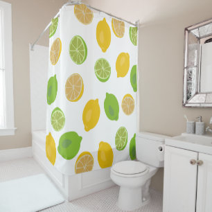 Rideaux De Douche Motif citron et citron vert