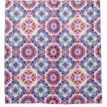 Motif coloré violet bleu rose fantaisiste