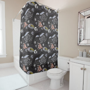 Rideaux De Douche Motif d'animaux aquatiques vie sous-marine 20