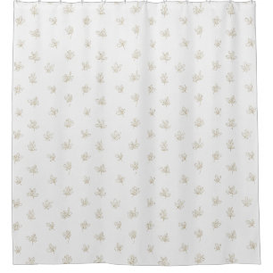 Rideaux De Douche Motif d'art botanique minimaliste en ligne (7)
