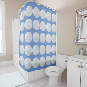 Rideaux De Douche Motif de balle de golf amusant