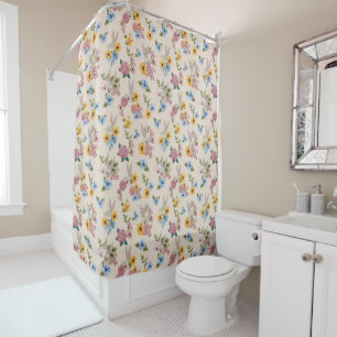 Rideaux De Douche Motif de broderie floral BUGS BUNNY™