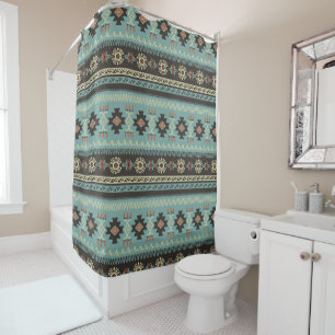 Rideaux De Douche Motif de couverture indigène