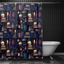 Motif de design gothique en bleu et violet