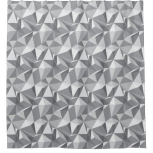 Rideaux De Douche Motif de diamant - polygone abstrait