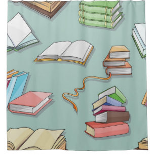 Rideaux De Douche Motif de livre