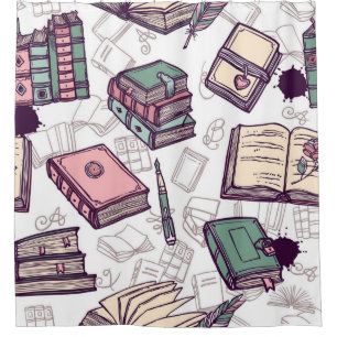 Rideaux De Douche Motif de livre