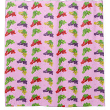 Motif de raisins colorés