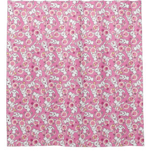 Rideaux De Douche motif de rose de kawaii