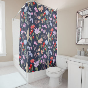 Rideaux De Douche Motif de surface Florale Mode Botanique