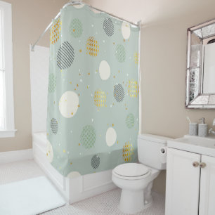 Rideaux De Douche Motif de tons pastel Abstraits et élégants