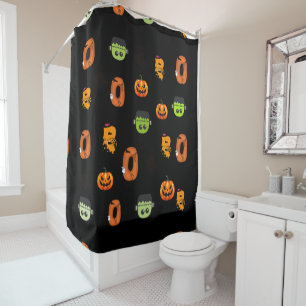 Rideaux De Douche Motif d'Halloween effrayant