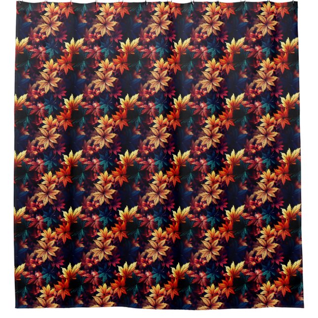 Rideaux De Douche Motif feuille (Devant)