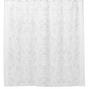 Rideaux De Douche Motif floral monochrome – Art élégant sans couture