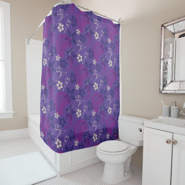 Rideaux De Douche Motif Floral Tuk & Ongi (En situation)