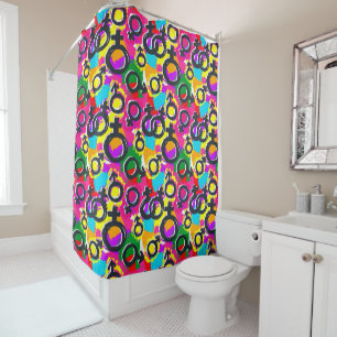 Rideaux De Douche Motif Gay pride de Neon