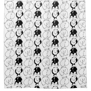 Rideaux De Douche Motif Hamster Butts