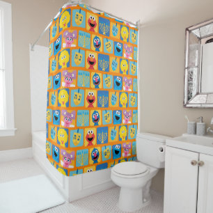 Rideaux De Douche Motif Hanoukka de Sesame Street