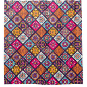 Rideaux De Douche Motif Mandala