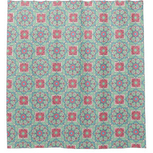 Rideaux De Douche Motif marocain en carreaux