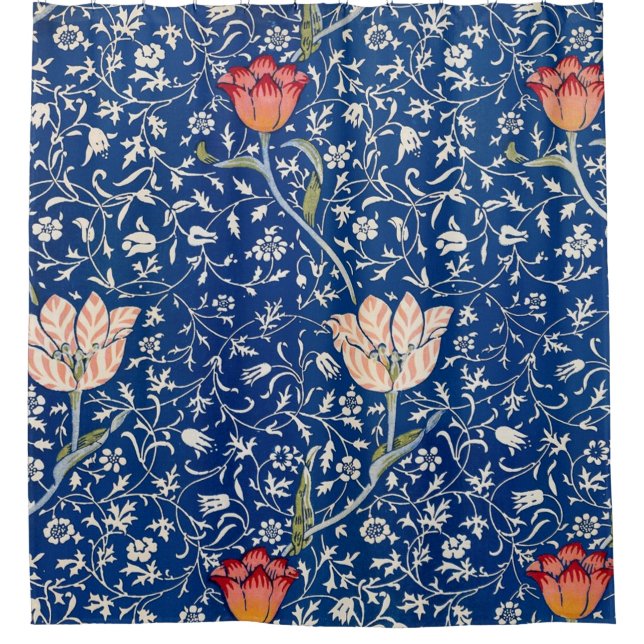 Rideaux De Douche Motif Medway (1885) Par William Morris (Devant)