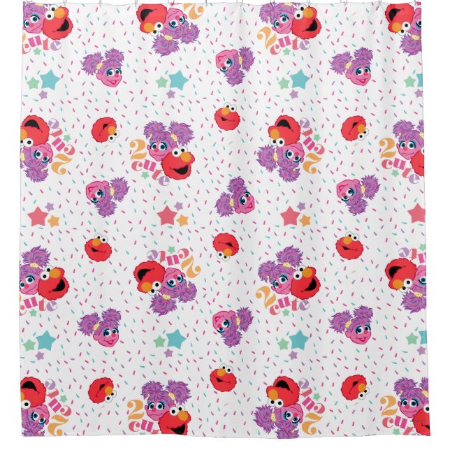 Rideaux De Douche Motif mignon d'Abby et d'Elmo 2 (Devant)