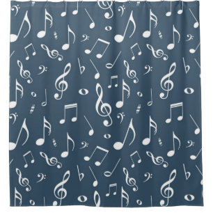 Rideaux De Douche Motif musical