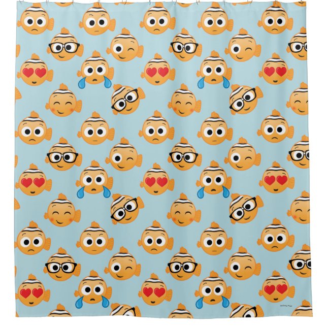 Rideaux De Douche Motif Nemo Emoji (Devant)