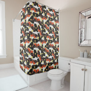 Rideaux De Douche Motif papillon de la teigne