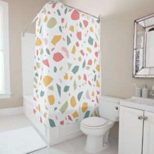 Rideaux De Douche Motif pastel moderne