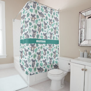 Rideaux De Douche Motif personnalisé Koalas mignons