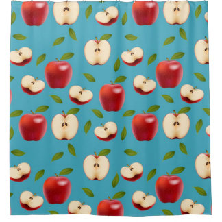 Rideaux De Douche Motif Red Apple