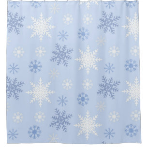Rideaux De Douche Motif Snowflake