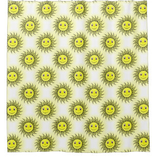 Rideaux De Douche Motif solaire souriant