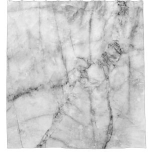 Rideaux De Douche Motif sur la texture du sol en marbre blanc et dos