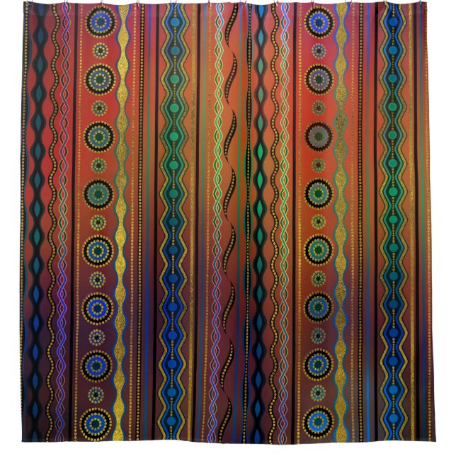 Rideaux De Douche Motif tribal translucide de Beautuful (Devant)