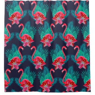 Rideaux De Douche Motif tropical